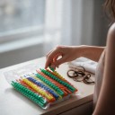 Hő nélküli hajcsavarók spirálisan kb. 22 db 18 cm L méretű műanyag vegyes színek tartós hajcsavaró göndör hajhoz 3
