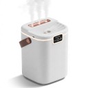 TINSOL Umidificatore d'aria 2 l Serbatoio ad alta capacità Tre ugelli Luce notturna Alimentazione USB-C 12,3 x 17,8 x 12,5 cm PP Bianco Per la camera 2