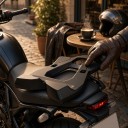 Achterdrager voor Yamaha Tracer 9 GT 2021–2026 Verlengde drager met bovenmontageplaat Draagvermogen 10 kg 32 x 28 cm Aluminium Zwart 5