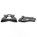Achterdrager voor Yamaha Tracer 9 GT 2021–2026 Verlengde drager met bovenmontageplaat Draagvermogen 10 kg 32 x 28 cm Aluminium Zwart 6