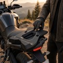 Achterdrager voor Yamaha Tracer 9 GT 2021–2026 Verlengde drager met bovenmontageplaat Draagvermogen 10 kg 32 x 28 cm Aluminium Zwart 7