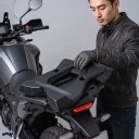 Achterdrager voor Yamaha Tracer 9 GT 2021–2026 Verlengde drager met bovenmontageplaat Draagvermogen 10 kg 32 x 28 cm Aluminium Zwart 8