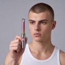 Závitová CNC fréza M3,5 x 0,6 mm Duhový povlak Jednozubá Stopka 4 mm Slinutý karbid Stříbrná stopka Frézování závitů M3,5 2