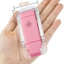LED Buchlampe mit Clip USB aufladbar 9,7 x 3 cm Weißes und warmes Licht Dimmbar Für nächtliches Lesen und Reisen 7