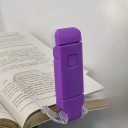 LED Buchlampe mit Clip USB aufladbar 9,7 x 3 cm Weißes und warmes Licht Dimmbar Für nächtliches Lesen und Reisen 8