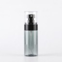 Flacone spray 60 ml con nebulizzazione fine 11,2 x 3,7 cm riempibile PET grigio fumé per acqua di rose, alcol e cosmetici da viaggio 3