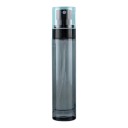 Flacone spray 100 ml con nebulizzazione fine 15,2 x 3,7 cm riempibile in PET grigio fumé per acqua per il viso, alcol e cosmetici 1