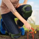Gartenknieschoner 1 Paar Textil Kniepolster mit verstärkter Schaumstofffüllung Lange Riemen mit Klettverschluss Für die Reinigung 4