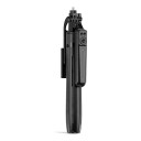 Selfie stick con treppiede 1,8 m Treppiede a quattro piedi Telecomando Bluetooth rimovibile Supporto rotante 360° Filettatura 1/4 Acciaio inossidabile 2