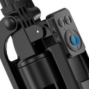 Selfie stick con treppiede 1,8 m Treppiede a quattro piedi Telecomando Bluetooth rimovibile Supporto rotante 360° Filettatura 1/4 Acciaio inossidabile 6