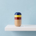 Kendama Pille 11 cm Træ Japansk spil med spids og hat på snor Blå gul rød Træning af koordinering For børn og voksne 5