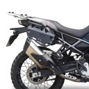 Portapacchi laterali per CFMOTO 450MT 2023–2025 Sinistro e destro 32,8 x 19,5 cm Alluminio Nero Montaggio senza foratura Per borse morbide 3