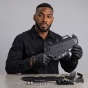 Portapacchi laterali per CFMOTO 450MT 2023–2025 Sinistro e destro 32,8 x 19,5 cm Alluminio Nero Montaggio senza foratura Per borse morbide 7