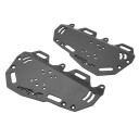 Portapacchi laterali per CFMOTO 450MT 2023–2025 Sinistro e destro 32,8 x 19,5 cm Alluminio Nero Montaggio senza foratura Per borse morbide 8
