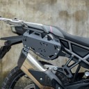 Portapacchi laterali per CFMOTO 450MT 2023–2025 Sinistro e destro 32,8 x 19,5 cm Alluminio Nero Montaggio senza foratura Per borse morbide 9