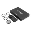 Pouzdro na iPhone 16 Pro Max se závitem 58 mm a 4 filtry CPL ND8 UV a hvězdicový Kroužek MagSafe Pro focení mobilem 1