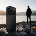 Pouzdro na iPhone 16 Pro Max se závitem 58 mm a 4 filtry CPL ND8 UV a hvězdicový Kroužek MagSafe Pro focení mobilem 6