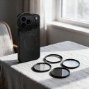 Pouzdro na iPhone 16 Pro Max se závitem 58 mm a 4 filtry CPL ND8 UV a hvězdicový Kroužek MagSafe Pro focení mobilem 7