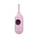 Distributore di sacchetti per escrementi canini a forma di capsula con gancio per guinzaglio Apertura laterale Leggero e compatto 8