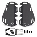 Portapacchi laterali per CFMOTO 450MT 2023–2025 Sinistro e destro 33,3 x 19,2 cm Alluminio Nero Montaggio senza foratura Per borse morbide 1