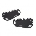 Portapacchi laterali per CFMOTO 450MT 2023–2025 Sinistro e destro 33,3 x 19,2 cm Alluminio Nero Montaggio senza foratura Per borse morbide 2