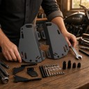 Portapacchi laterali per CFMOTO 450MT 2023–2025 Sinistro e destro 33,3 x 19,2 cm Alluminio Nero Montaggio senza foratura Per borse morbide 3