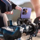 Joyroom telefonholder til cykel og motorcykel med én hånd betjening For telefoner 4,7–7 tommer Styr 15–40 mm PC og ABS Sort og rød 6