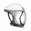Kapotáž predného svetla na motocykel 7 palcov 16,5–18 cm S veterným štítom Lesklá čierna Univerzálna Cafe Racer Retro Honda 6