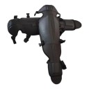 Knieschützer und Schienbeinschützer 2 Stück 64 x 22 cm PVC-Schale Verstellbare Riemen Für Rasenmähen, Freischneiden und Gartenarbeit 7