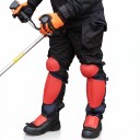Knieschützer und Schienbeinschützer 2 Stück 64 x 22 cm PVC-Schale Verstellbare Riemen Für Rasenmähen, Freischneiden und Gartenarbeit 8
