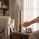 Diffusore di aromi intelligente per oli essenziali Wi-Fi e Bluetooth 120 ml Lega di alluminio 11,75 x 34,2 cm Timer Per appartamento 6