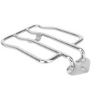 Gepäckträger für das hintere Schutzblech für Harley-Davidson Sportster XL 2004–2021 Stahl 26,5 x 15,3 cm Für Solo-Sitz Iron und Nightster 2
