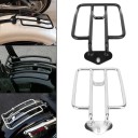 Gepäckträger für das hintere Schutzblech für Harley-Davidson Sportster XL 2004–2021 Stahl 26,5 x 15,3 cm Für Solo-Sitz Iron und Nightster 3