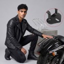 Gepäckträger für das hintere Schutzblech für Harley-Davidson Sportster XL 2004–2021 Stahl 26,5 x 15,3 cm Für Solo-Sitz Iron und Nightster 8