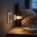 USB LED lampe 12 LED Varm hvidt lys Dobbelt lys 70 x 21 x 10 mm 5 V Gennemsigtig Gennemgående USB Til powerbank og bærbar 2