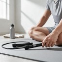 Hurtigheds sjippetov Li-Ning AQEU035 med glat reb Justerbar længde Slanke håndtag Unisex Til cardio fitness og boks 4