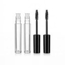 6 Stück leere Mascara-Tuben 3 ml Kunststoff nachfüllbare Fläschchen mit Bürste und Dichtungsstopfen Schwarzer Deckel Für Wimpernserum und Reisen 6