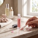 6 Stück leere Tuben für Lipgloss 3 ml Kunststoff nachfüllbare Fläschchen mit Applikator und Dichtungsstopfen Schwarzer Deckel Für Proben und Reisen 2