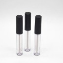 6 Stück leere Tuben für Lipgloss 3 ml Kunststoff nachfüllbare Fläschchen mit Applikator und Dichtungsstopfen Schwarzer Deckel Für Proben und Reisen 4