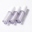 6 unidades de tubos vacíos para brillo de labios 0,8 ml 49 x 12 mm Botellas de plástico recargables con aplicador Para muestras y viajes 3