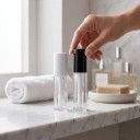 6 unidades de tubos vacíos para brillo de labios 0,8 ml 49 x 12 mm Botellas de plástico recargables con aplicador Para muestras y viajes 4