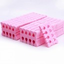 Pěnové oddělovače prstů 100 ks 10 x 3,2 cm Měkká pěna Separátory prstů na nohou i rukou pro pedikúru a lakování nehtů 5