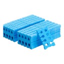 Pěnové oddělovače prstů 100 ks 10 x 3,2 cm Měkká pěna Separátory prstů na nohou i rukou pro pedikúru a lakování nehtů 6