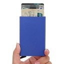 Funda metálica deslizante para tarjetas de pago con protección RFID 10,1 x 6,3 x 0,8 cm Para 5 a 6 tarjetas Cartera delgada 9