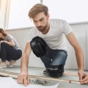 Arbeitskniepolster 1 Paar 31,5 x 17,5 cm Rutschfeste Schale Gelkissen und EVA-Schaum Klettverschluss Für Bau und Böden 9
