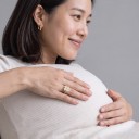 Anillo antiestrés giratorio de trébol de corazones con circonitas Tamaño ajustable Acero inoxidable Joyería femenina de la suerte 5