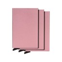 Juego de 3 estuches metálicos retráctiles para tarjetas con protección RFID 10,1 x 6,3 x 0,8 cm Para 5 a 6 tarjetas Cartera delgada 5