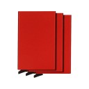 Juego de 3 estuches metálicos retráctiles para tarjetas con protección RFID 10,1 x 6,3 x 0,8 cm Para 5 a 6 tarjetas Cartera delgada 6