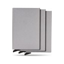 Juego de 3 estuches metálicos retráctiles para tarjetas con protección RFID 10,1 x 6,3 x 0,8 cm Para 5 a 6 tarjetas Cartera delgada 7