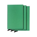 Juego de 3 estuches metálicos retráctiles para tarjetas con protección RFID 10,1 x 6,3 x 0,8 cm Para 5 a 6 tarjetas Cartera delgada 8